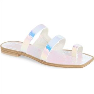 Dolce Vita Isala 3 Croc Textured Slide Sandal